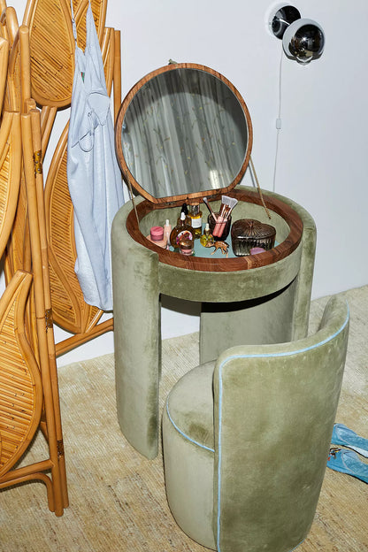 Makeup Vanity Table with Chair