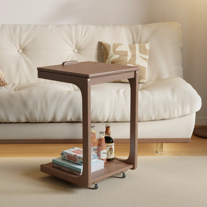 Multi-Purpose C-Shaped Side Table