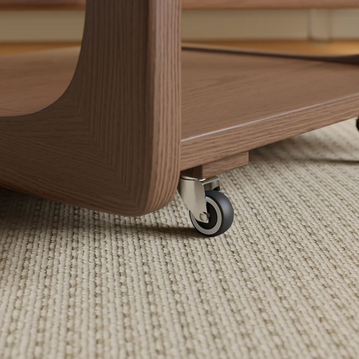 Multi-Purpose C-Shaped Side Table