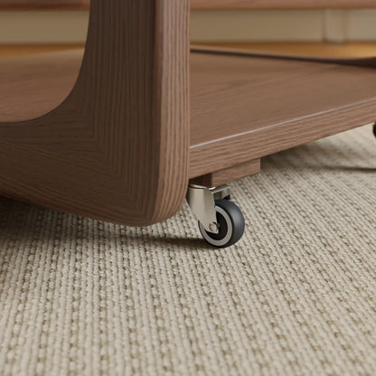 Multi-Purpose C-Shaped Side Table
