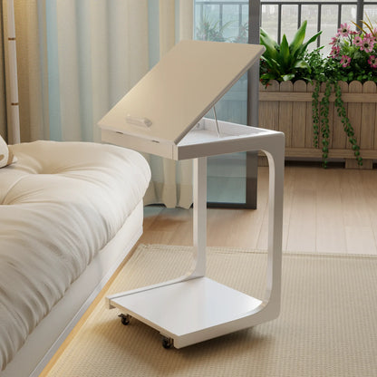 Multi-Purpose C-Shaped Side Table