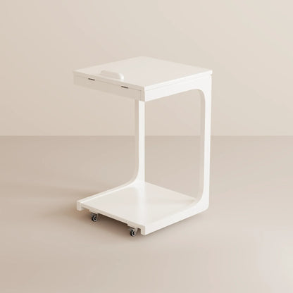 Multi-Purpose C-Shaped Side Table