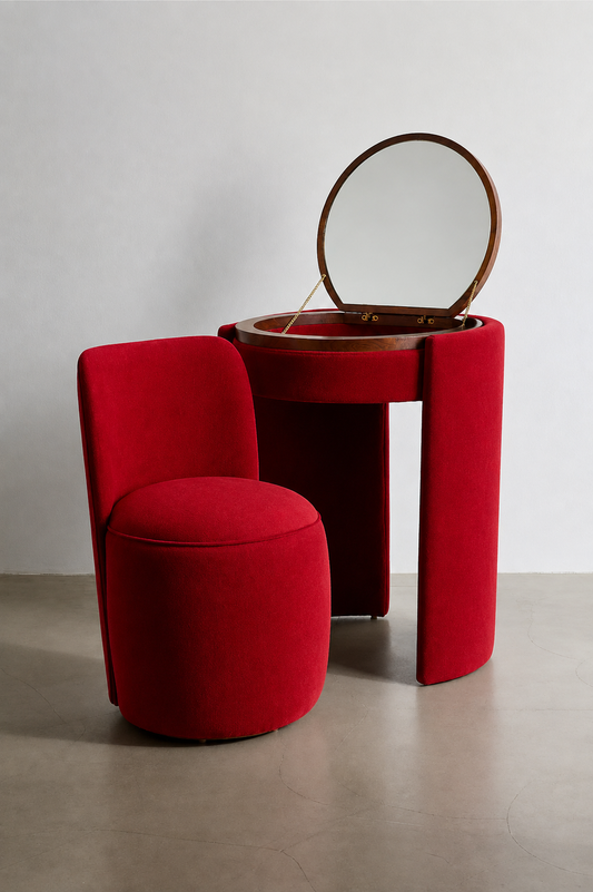 Makeup Vanity Table with Chair