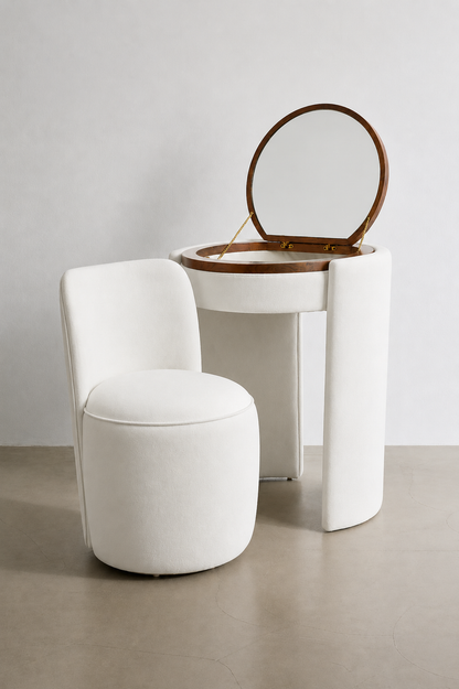 Makeup Vanity Table with Chair